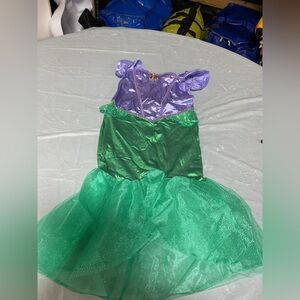 Disney Purple and Green Mermaid Dress Costume